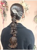 大手町美容院 salon de yuua  結婚式 タイトヘアアレンジ