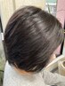 カット+ふんわりパーマ+艶色カラーとミタストリートメント