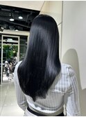 重くなりすぎない黒髪ブルーブラックカラー