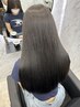 【艶髪ヘアに◎】カット+縮毛矯正+オージュア4stepトリートメント