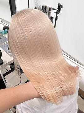 ロイス 神宮前(ROIS) ミルクティーベージュ/ダブルカラー/ケアブリーチ/ハイトーン