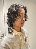 レイヤーパーマ/ウルフパーマ/メンズパーマ