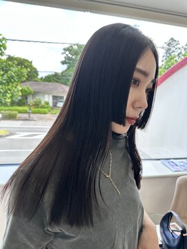 カペリ デ アーテ(Capelli di arte) 黒髪/ロングヘア/縮毛矯正/ストレート/艶髪