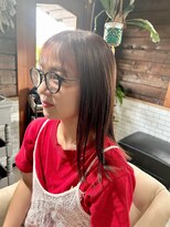 ハロ(HALO) 【透明感ブラウン×つやストレート】