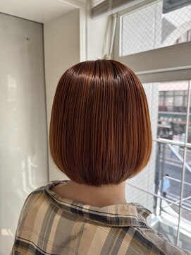 ループ(LOOP) オレンジカラー　ブリーチ無し