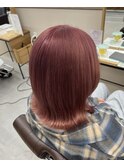 ダブルカラー×チェリーピンク