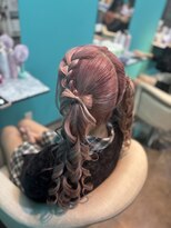 リエラ 新宿(RIERA)&nbsp;編み込み髪りぼんツイン