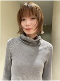 レイヤーボブ・ボブ/ミニボブ/前髪あり/20代/結べる/内巻き
