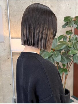 ブリーチ/ボブ/レイヤーカット/ダブルカラー/ブリーチ/栄y83