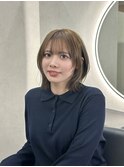 レイヤーボブ/大阪/梅田/茶屋町/マンツーマン/韓国/縮毛矯正