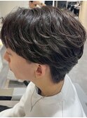 MEN'S HAIR/ブルーブラック/フェザーパーマ/錦糸町