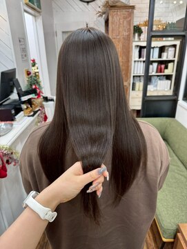 ユイマァル 倉敷店(YUIMARL) ツヤ髪20代30代40代髪質改善トリートメントブラウンカラーくせ毛