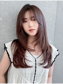 大人ガーリー/ハイレイヤーカット/ミディアムレイヤー/川崎45