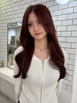 ロマーリ 倉敷(LOMARLIE)&nbsp;くびれヘア20代30代40代フェアリーレイヤーオレンジブラウン