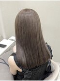 ハイトーンWカラー/ピンクベージュボブ