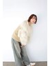 顔周りカット+リーカスカラー+2stepTR ¥8500