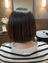 エルアスク&nbsp;エイジング毛のうねり改善|柔らかストレートボブ40代50代