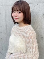 オーブヘアー ハル 佐野店(AUBE HAIR hal) 20代・30代_エフォートレスボブ×ナチュラルブラウン