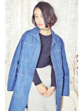 デコラージュ(Decollage) ツヤ黒ボブ