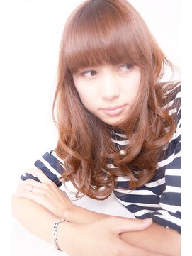 コロチカ(corochika by happia) 厚めバング♪ピンクブラウン♪