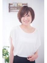 エイジングケア専門店 ジン 美容室(JIN) 50歳、ナチュラルショート/白髪染め(熊本・浜線)