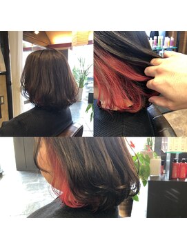 ナトゥーラ 岐阜(Natura) ダークアッシュ☆インナー春カラー☆