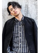 ヘアーワークス ヘルム 渋谷店(HAIR WORKS HELM)&nbsp;[HELM渋谷]色男★サイドパートスパイラル