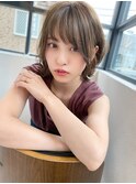 【添田】大人かわいいショートボブ ネイビーカラー フレンチボブ