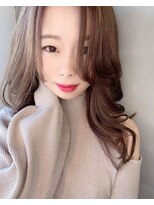 カームリーヘアー(calmLY HAIR) 前髪/アンブレラカラー/こなれミディ/イメチェン/ウェーブパーマ