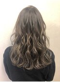 透け感ウエーブ