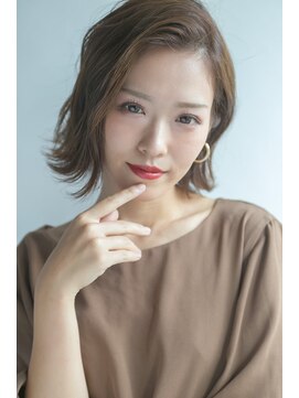 スピンヘアー 亀岡店(Spin hair) 大人外ハネミディ