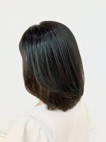 クオリス 上福岡店(QUALIS)&nbsp;前上がり/レイヤーカット/小顔/黒髪/ミディアム/30代40代50代