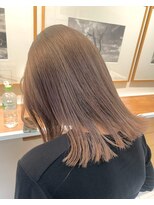 ヘアサロン ガリカ 表参道(hair salon Gallica) 【柴田優香】ミルクティーベージュ大人可愛い透明感<表参道>