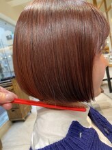 自毛風ミニボブや前髪部分矯正などオーダーメイド！/ボブ/ショート/ハイライト/白髪ぼかし/インナーカラー