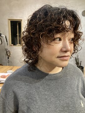 マハナ(Mahana by hair) 20代30代40代鎌倉パーマスパイラルパーマミディアムパーマ