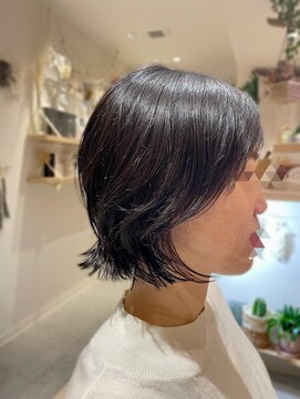 マイサロン(MY salon) 短めボブで外ハネスタイル