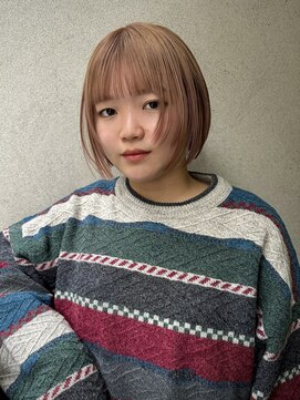 メイカ(MEIKA) 【 ミニボブ × ペールベージュ 】浅野美紀