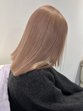 ベレーザ 渋谷(BELEZA) 6019シルキーベージュハイライトグラデーションハイトーンカラー