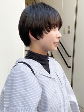 カフ(CAF) CAF 照下　イメチェン似合わせカットコンパクトミニボブ大阪