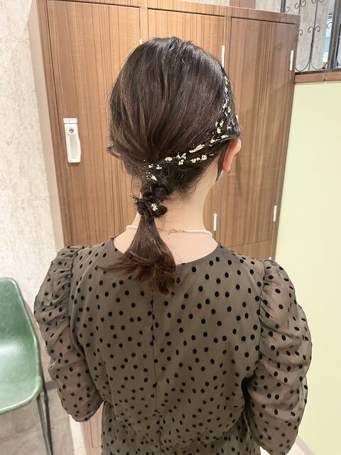 結婚式★ボブヘアアレンジ