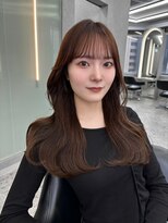 ボタン ハカタ(VOTAN hakata)&nbsp;博多/福岡/韓国ヘア/前髪顔周りカット/レイヤー/ブラウンカラー