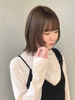 ローエ バイ デコ(Rohe by DECO)&nbsp;-Saki- オリーブベージュブラウン、顔周りレイヤー