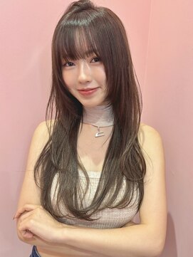 ミンクス渋谷スマートサロン(MINX shibuya smart salon) ストレートタッチ韓国風ワンカール