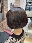 ふんわりミニボブ