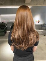 リール(rire)&nbsp;デザインカラーレイヤーカットウェットヘア夏オリーブベージュ