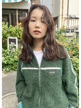 アンサム 下北沢店(UNSOME) セミロングレイヤー/顔まわりレイヤー/ナチュラルブラウン