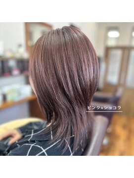 ヘアースタジオ ジャム(JAM) ベリーピンク×ショコラ