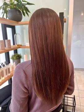 ジーナ 船橋(Zina) 髪質改善＊くびレイヤーピンクベージュ＊美髪【Zina船橋】