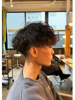 ビハインドザカーテン(BEHIND THE CURTAIN)&nbsp;【初めての方にオススメ】波巻きパーマ似合わせカット