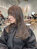 【ハイライト】カット+フルカラー+ハイライト,ローライト(6枚付き)￥10900